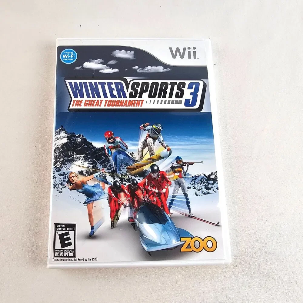 Winter Sports 3 The Great Tournament Nintendo Wii CIB Game Disc Manual